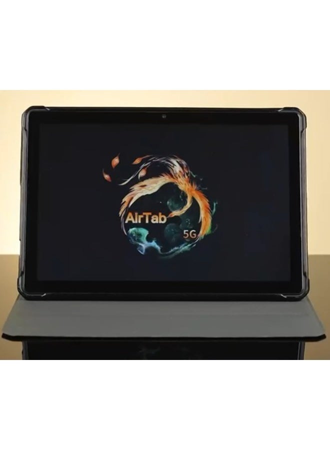 AirTab T5000 10.1-Inch FHD Incell Tablet | Android 15 | 24GB RAM + 1TB Storage | 13MP + 30MP Dual Camera | 10000mAh Battery | Dual SIM 4G LTE + Wi-Fi | Premium Grey Slim Design